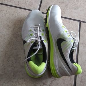 Nike Lunar Control 3 Green White Men's Golf Shoes